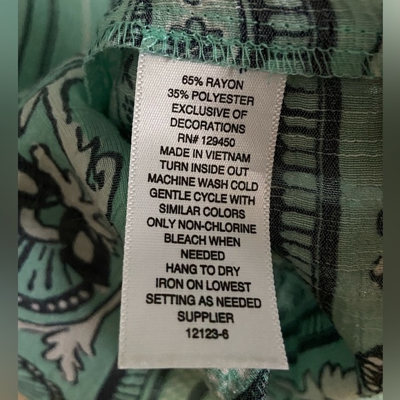 St. John's Bay women's Sleeveless Lightweight Aqua top size XL - Picture 4 of 7